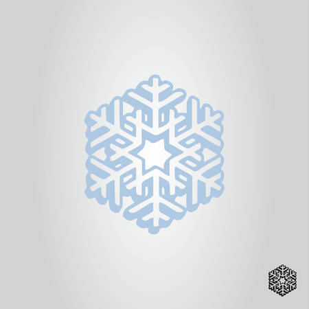 Snowflake vector illustration.のイラスト素材