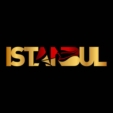 istanbul logo vector illustrationのイラスト素材