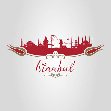 istanbul logo vector illustrationのイラスト素材