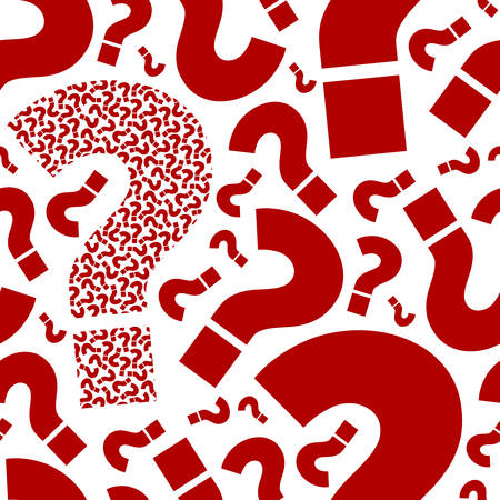 Question mark seamless pattern background.のイラスト素材