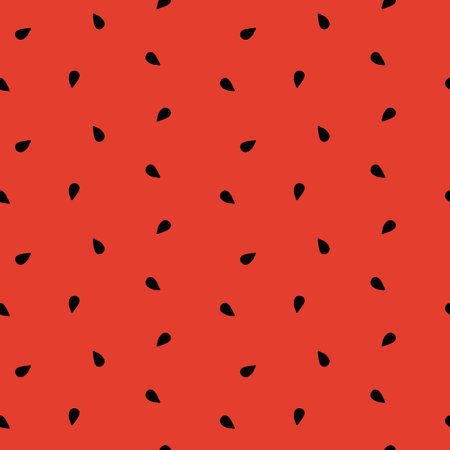 seamless watermelon pattern vector illustration