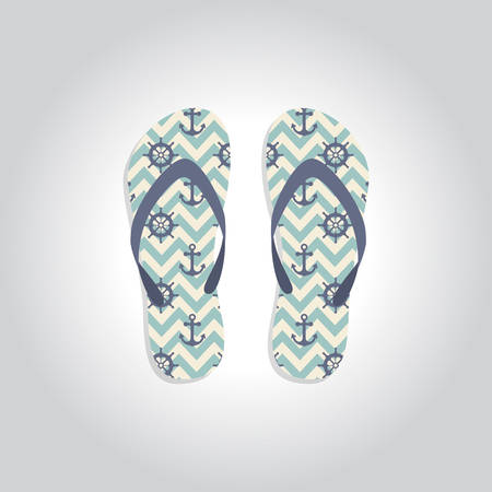 flip flops design vector illustrationのイラスト素材