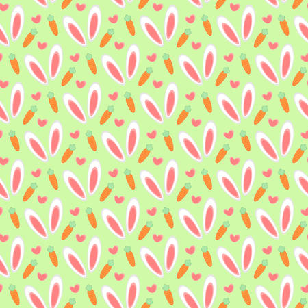 seamless easter pattern and background vector illustrationのイラスト素材