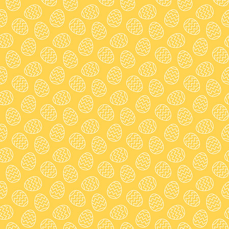 seamless easter egg pattern and background vector illustrationのイラスト素材