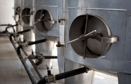 Part of the technology of producing plum brandy.の写真素材