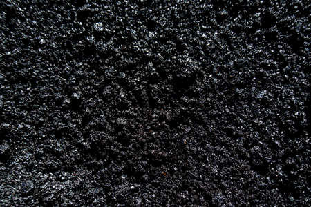 Freshly paved asphalt backgroundの写真素材