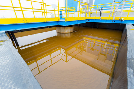 Rainwater treatment plant (RWTP). Environmentally friendly smelter.