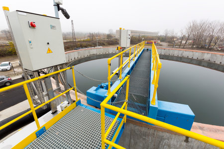Rainwater treatment plant (RWTP). Environmentally friendly smelter.