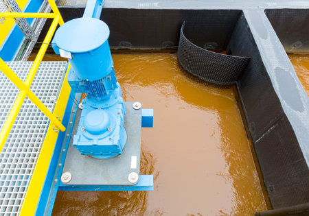 Rainwater treatment plant (RWTP). Environmentally friendly smelter.