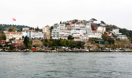 Houses and other buildings at the Bosphorus, Istanbul.の写真素材