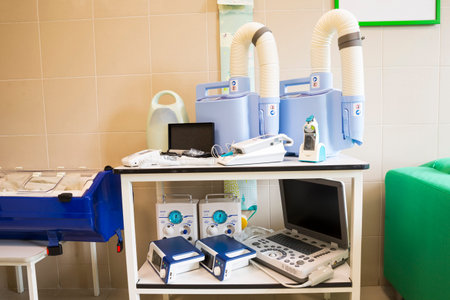 Mobile medical equipment for mothers and very young children - infants. Incubator.