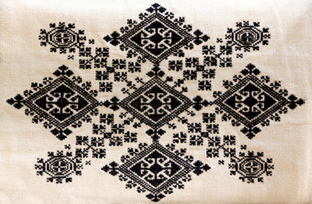 Embroidery traditional of Republic of Serbian folklore.
