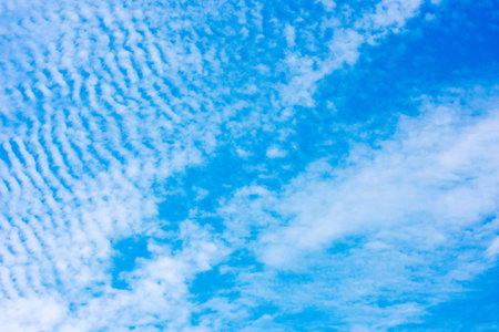 Changing clouds on sunny day