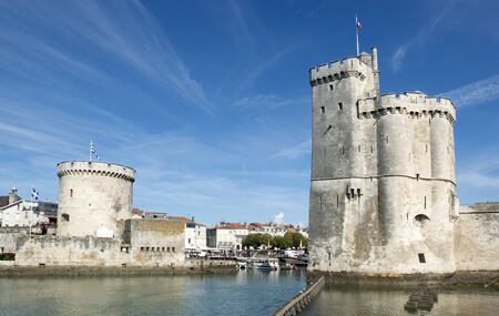 port of La Rochelle a day of autumnのeditorial素材