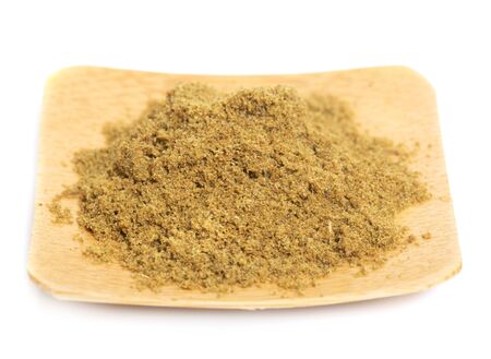 Kaffir lime in front of white backgroundの写真素材