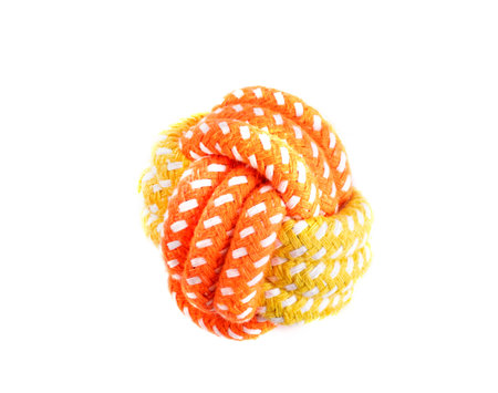 toy for dog in front of white background