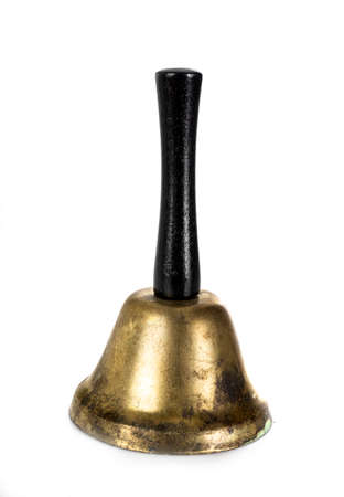 small belle in front of white backgroundの写真素材