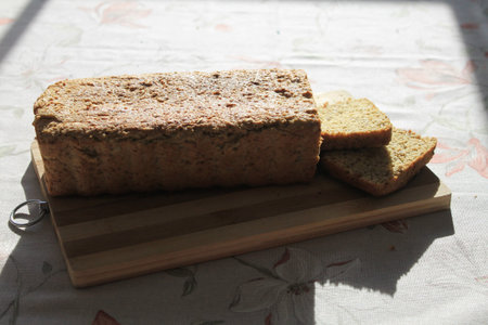 P?o caseiro integral sem gluten
