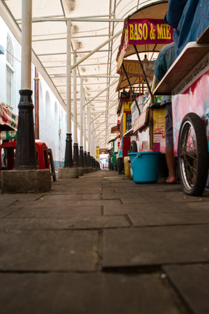 street food stall in Kota Tua Jakarta