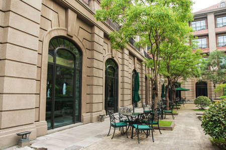 Building of villa at Shanghaiのeditorial素材