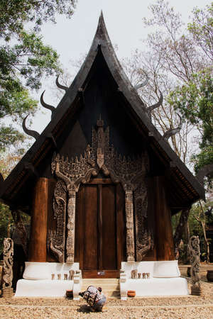 The Black Temple in Chiang Maiの写真素材