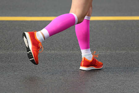 running marathonの写真素材