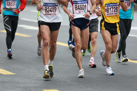 2012 Shanghai international marathonのeditorial素材