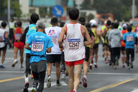 2012 Shanghai international marathonのeditorial素材