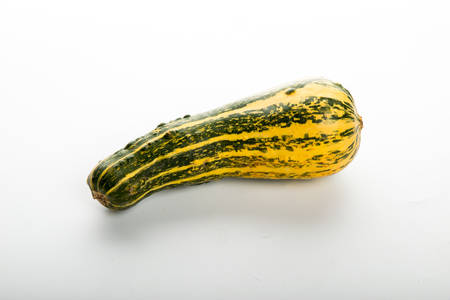 Fresh pumpkin isolated on white backgroundの写真素材