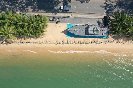 Scenic view of beach in Pattaya Thailandの写真素材