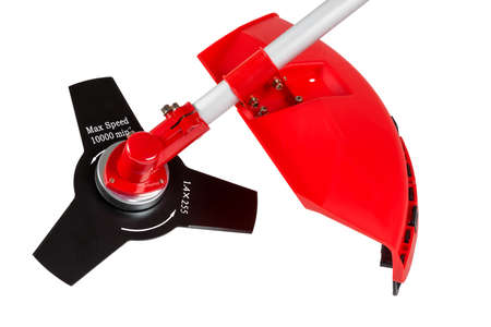 brush cutter isolated on the white backgroundの写真素材