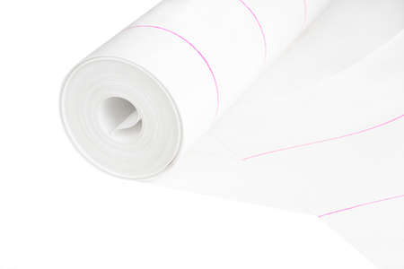 foil insulation on the white backgroundの写真素材