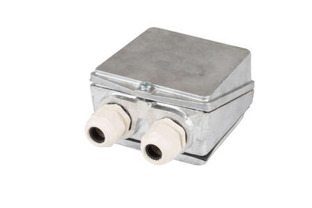 Engine box isolated on the white backgroundの写真素材