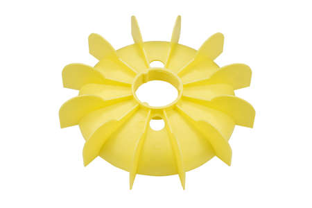 plastic aerator air element isolated on white backgroundの写真素材