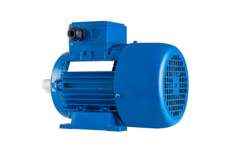 Electric engine isolated on the white backgroundの写真素材