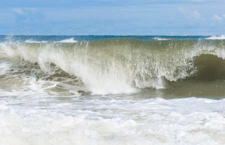 Big wave in the Baltic Seaの写真素材