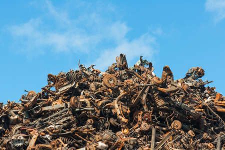 scrap metalの写真素材