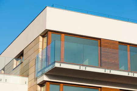 Detail of modern luxury apartmentの写真素材