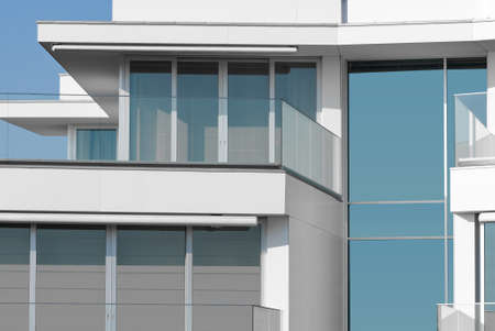 Luxury apartment by the seaの写真素材