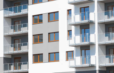 New apartments buildingの写真素材