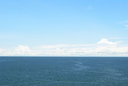 Blue Sky and Blue Seaの写真素材