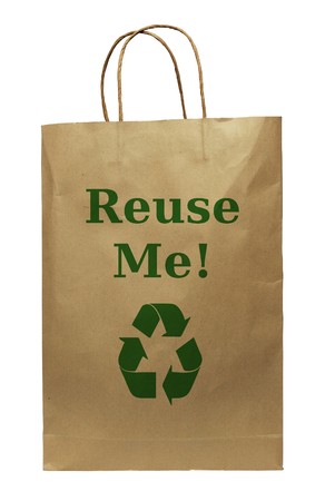 Reuse Me! Paper Bagの写真素材