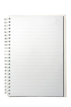 White Notebookの写真素材