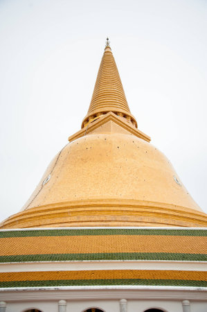 Thailand stupa budhism upon countryの写真素材