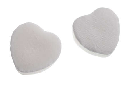 Valentine's Day Candy Hearts Isolated on White Backgroundの写真素材
