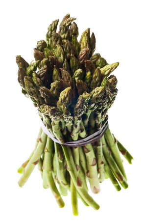 asparagus isolated on a pure white backgroundの写真素材