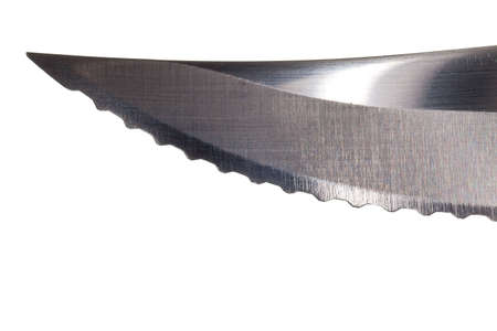 knife edge isolated on a pure white backgroundの写真素材