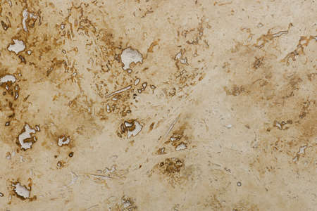 Travertine Stone Floor Tile Abstract Background Closeupの写真素材