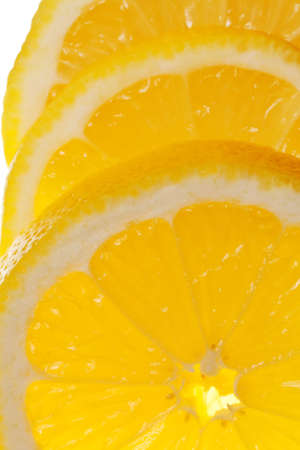 lemon isolated on a pure white backgroundの写真素材