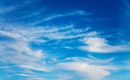 blue sky with clouds backgroundの写真素材